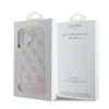 GUESS futerał do IPHONE 16 Plus GUHCP16MG4GLPI (4G PU Bottom Stripe) różowy