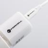 Ładowarka sieciowa do telefonu Forcell F-Energy GaN III Crystal Color USB C + USB A QC4.0 PD 33W + kabel USB C do USB C VT-41 biała 0INT