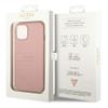 GUESS futerał do IPHONE 14 Plus GUHCP14MPSASBPI (Saffiano With Metal Logo) różowy