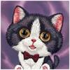 NIMMY futerał BIG EYED CREAM CAT do IPHONE 18 Pro/17 Pro fioletowy