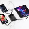 Powerbank Forcell F-Energy Multicharge F10K6 QC PD3.0 3A 22,5W 10000 mAh z wbudowanymi kablami USB C i Lightning czarny
