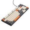 Klawiatura przewodowa QWERTY Hoco GM61 trzykolorowa (biały, szary, pomarańczowy)