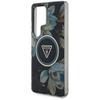 GUESS futerał do SAMSUNG S25 Ultra GUHMS25LHFLPEDK (Magnetic IML Metal Glitter Flowers Triangle) czarny