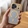Etui na iPhone 17 PRO MAX Aurora zgodne z MagSafe pomarańczowe