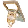 NIMMY zawieszka magnetyczna DENIM FASHION GINGER CAT brązowa