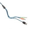 Słuchawki przewodowe nauszne Jack 3,5 mm / USB A Art gamingowe z mikrofonem G11 czarne