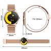 Smartwatch TITMO O-170 (AMOLED, bluetooth call, pasek stal szlachetna gold mesh) złoty 0INT