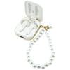 Słuchawki bezprzewodowe douszne GUESS TWS Pearl Strap GUE005327 białe