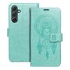 Etui z klapką na Samsung A54 5G Mezzo Book łapacz snów zielone
