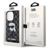 KARL LAGERFELD futerał do IPHONE 15 Pro Max KLHCP15XHNKMKLK (Ikonik Monogram) czarny