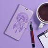 Etui z klapką na Xiaomi Redmi 9AT / Redmi 9A Mezzo Book łapacz snów fioletowe