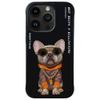NIMMY futerał GLASSES COOL DOG do IPHONE 15 Pro Max czarny