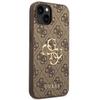GUESS futerał do IPHONE 13 / 14 / 15 GUHCP14S4GMGBR (4G Big Metal Logo) brązowy