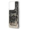 KARL LAGERFELD futerał do IPHONE 13 Pro KLHCP13LLGGKBK (Liquid Glitter Gatsby Ikonik) czarny