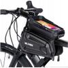 WILDMAN sakwa rowerowa na ramę na zamek 1,2L (4" - 7") XT6 czarna