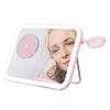 Forcell F-ENERGY Mag Mirror 3 in 1 15W ładowarka indukcyjna z kompatybilna z MagSafe / Apple Watch / Samsung Watch / Airpods różowa