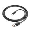 Kabel USB A do USB C Hoco PD 6A 100W 1 m X96 czarny