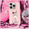 NIMMY futerał GLASSES COOL CAT do IPHONE 16 Pro różowy
