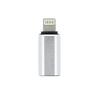 Adapter Typ C (żeński) do Lightning (męski) srebrny