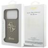 GUESS futerał do IPHONE 17 Pro GUHCP17LSC4GSMW (Silicone W/ Big 4G Script) brązowy