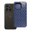 Etui z klapką na Motorola G67 / G77 Cubic Book niebieskie