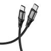Kabel USB C do USB C Hoco PD 5A 100W 1 m X50 czarny