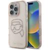 KARL LAGERFELD futerał do IPHONE 16 Pro KLHCP16LHKHDCELP (IML Rhinestones S K Head) różowy