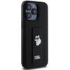 KARL LAGERFELD futerał do IPHONE 13 Pro Max KLHCP13XGSACHPK (Gripstand Saffiano choupette PIN) czarny
