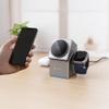 Ładowarka indukcyjna Forcell F-Energy 3w1 Rotation Cube Qi2 zgodna z MagSafe (F-06) srebrna 0INT