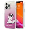 Oryginalne Etui KARL LAGERFELD Hardcase KLHCP14LCFNRCPI do iPhone 14 PRO (Choupette Eat / różowy)