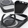 Etui na iPhone 14 Quartz Circle Stand Mag Cover czarne