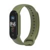 Pasek silikonowy do XIAOMI Mi Band 5 / 6 / 7 zielony (08)