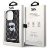KARL LAGERFELD futerał do IPHONE 15 Pro KLHCP15LHNKMKLK (Ikonik Monogram) czarny