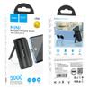 Powerbank Hoco 5000 mAh 2A z wbudowanym złączem USB C J106 czarny