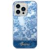 GUESS futerał do IPHONE 14 Pro GUHCP14LHGPLHB (IML Electro Cam TDJ) niebieski