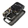Etui na iPhone 15 PRO MAX Forcell F-Protect Mirage zgodne z MagSafe Military Drop-Test black marble
