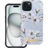 Etui na iPhone 15 Forcell F-Protect Mirage zgodny z MagSafe spring flowers
