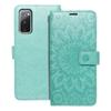 Etui z klapką na Samsung S20 FE / S20 FE 5G Mezzo Book mandala zielone