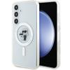 KARL LAGERFELD futerał do SAMSUNG S24 Plus KLHMS24MHGKCNOT (MAGSAFE IML KC) transparentny