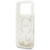 GUESS futerał do IPHONE 17 Pro kompatybilny z MagSafe GUHMP17LRGRGED (Resin Bottom Glitter) złoty