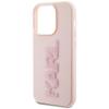 KARL LAGERFELD futerał do IPHONE 15 Pro KLHCP15L3DMBKCP (3D Logo Glitter) różowy