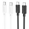 Kabel USB C do USB C Hoco 3A 60W 2 m X88 biały