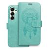 Etui z klapką na Samsung S25 Mezzo Book łapacz snów zielone