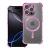 Futerał do iPhone 16 PRO Antishock Electro zgodny z MagSafe purpurowy