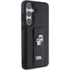 KARL LAGERFELD futerał do SAMSUNG S24 KLHCS24SGSAKCPK (GRIPSTAND SAFFIANO KC PINS) czarny