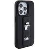 KARL LAGERFELD futerał do IPHONE 14 Pro KLHCP14LGSAKCPK (Gripstand Saffiano KC PIN) czarny