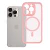 Futerał do iPhone 15 PRO Full Matte Mag Cover zgodny z MagSafe jasnoróżowy