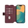 Etui z klapką na iPhone 17 PRO / 18 PRO Max Protect RFID dark cherry