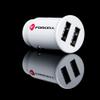 FORCELL ładowarka samochodowa Mini 2xUSB 3,1A biała CC-SJ02