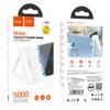 Powerbank Hoco 5000 mAh 2A z wbudowanym złączem Lightning J106 biały